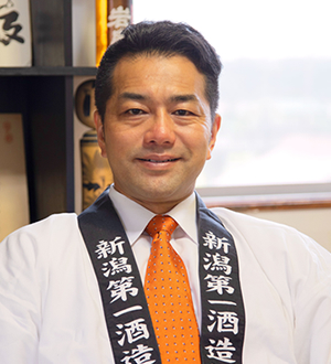 Niigata Daiich Shuzo Co.Ltd., CEO Yoshinori TAKEDA.